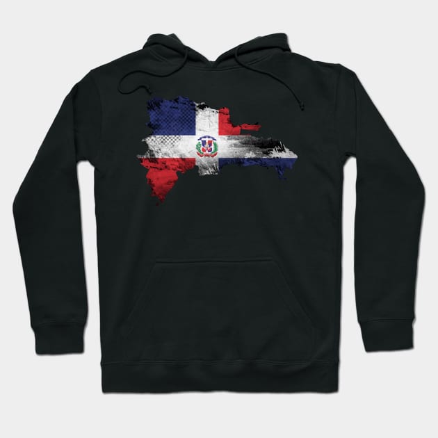 Dominican Republic T-shirt Hoodie by EllizClothing